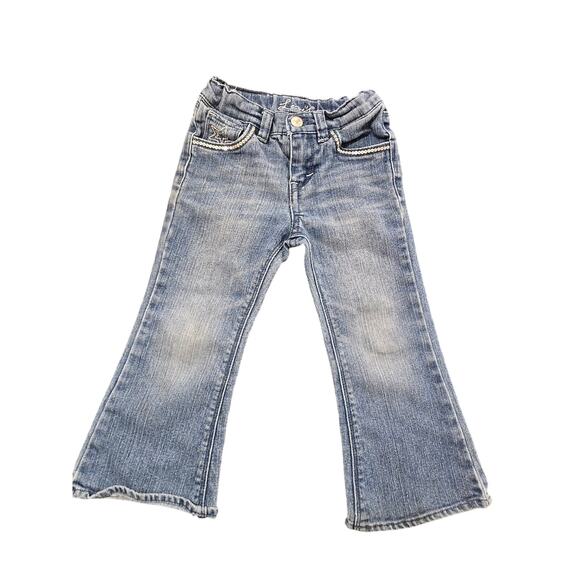 Levi’s Girls Bootcut Jeans Size 3T Regular | Light Wash Embroidered - Picture 1 of 5